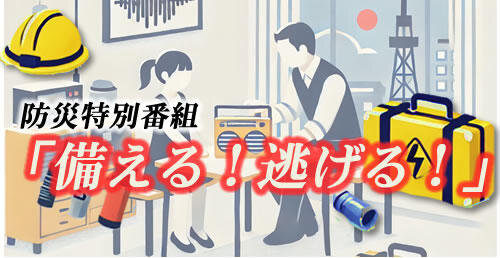 防災特別番組「備える！逃げる！」